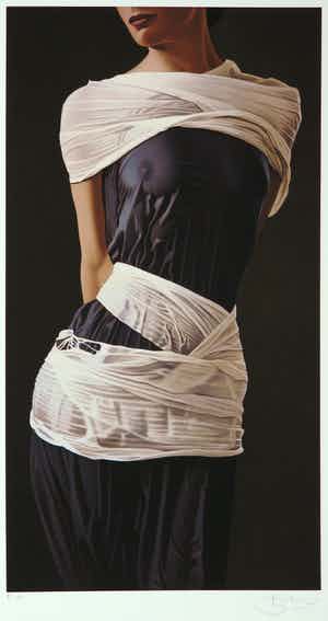 Willi Kissmer - Giclée, Victorian scarf verkocht voor € 1!