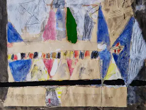 Henk Huig - 1963 - expressionist. gemengde techniek - abstract / zonder titel - gesigneerd kopen? Bied vanaf 41!