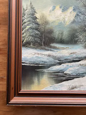 John L Harding - Prachtig winters landschap kopen? Bied vanaf 40!