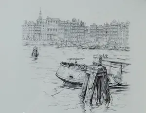 Anton Pieck - Prins Hendrikkade 1947 kopen? Bied vanaf 150!