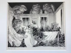Peter Vos - “Young Lady in White” kopen? Bied vanaf 200!