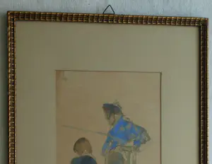 AcheterMaarten Jungmann - Ingelijste aquarel , Twee figuren....? Enchérissez de 50!