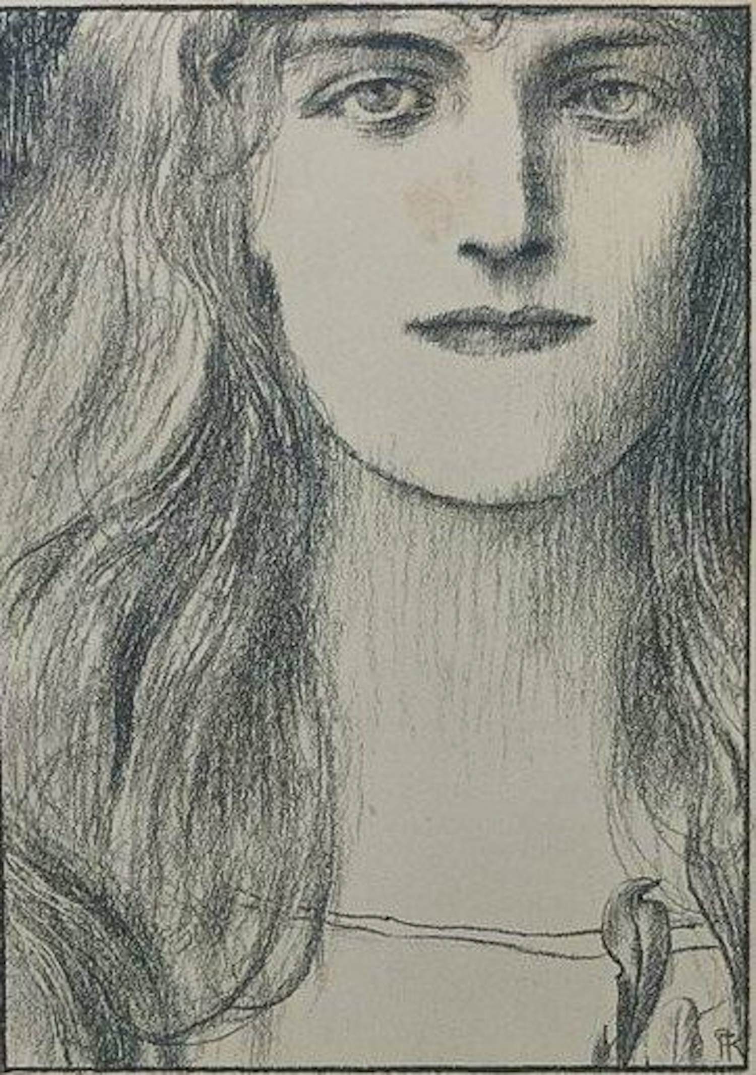 Fernand Khnopff - Une tête en face kaufen? Bieten Sie von 75!