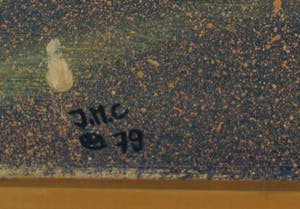 Jose Maria Capricorne - Olieverf op doek, Vliegend hert - Ingelijst kopen? Bied vanaf 50!