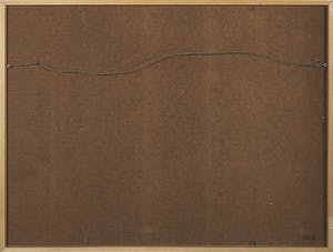 Piet van Mook - Gouache, Z.T. Figuren in geometrisch-illusionistische compositie - Ingelijst kopen? Bied vanaf 1!