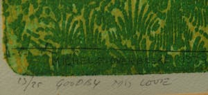 Michel van Overbeeke - kleurets; Goodbye my love kopen? Bied vanaf 131!