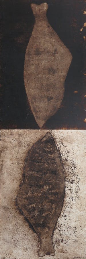 Benoit Dumont - Gemengde techniek op papier (op board), Zonder titel - Ingelijst (Zeer groot) kopen? Bied vanaf 50!