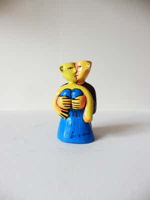 Herman Brood - Sculptuur van Kunsthars ALS IK JOU NIET HAD---MET CERTIFICAAT!!! verkocht voor € 100!