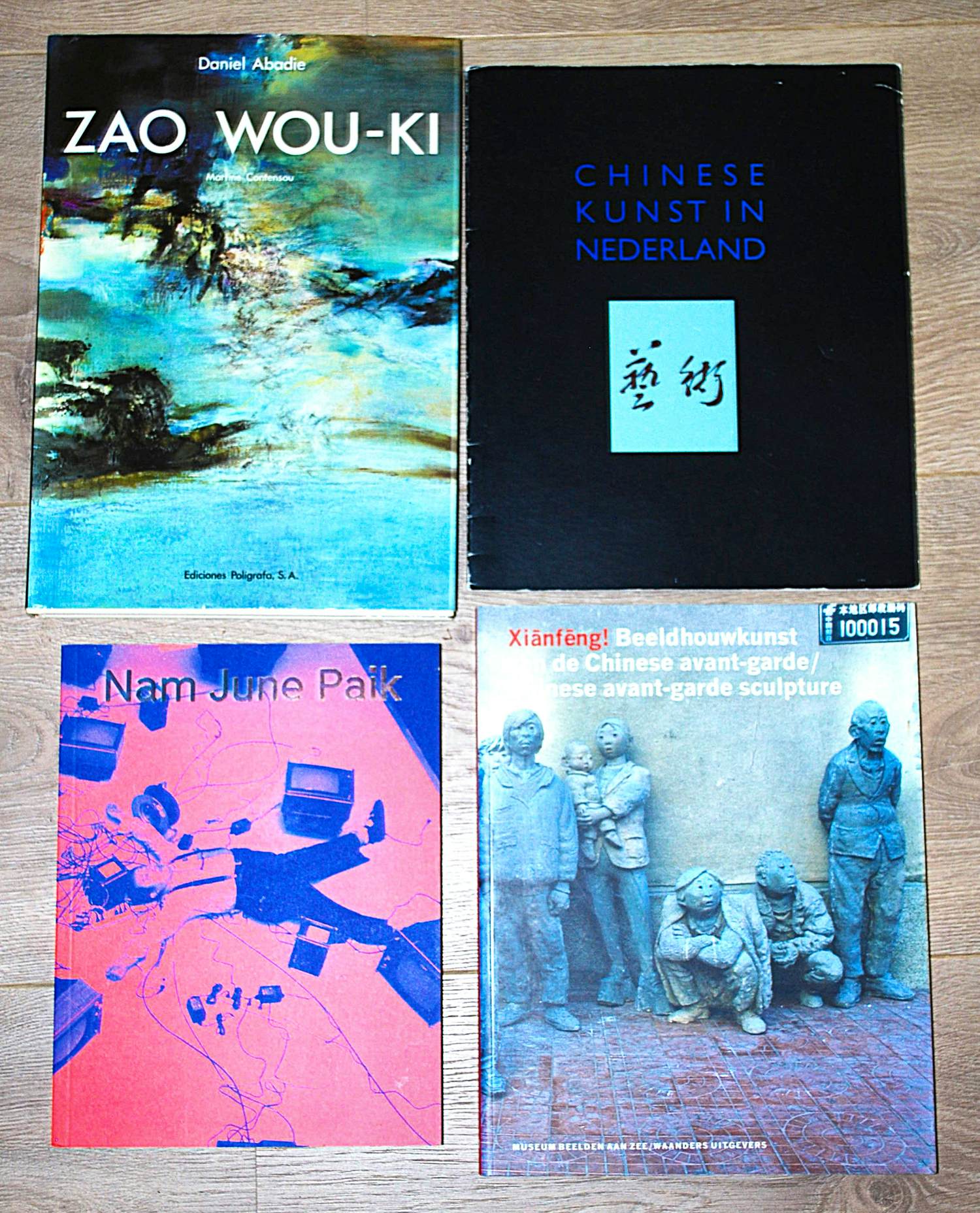 Zao Wou-Ki - Nam June Paik - Ai Wei Wei: 4 boeken Chinese kunst kopen? Bied vanaf 60!