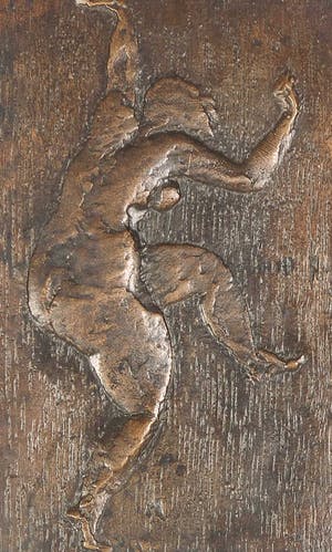 Adri van Rooijen - Bronzen plaquette, Naakt kopen? Bied vanaf 40!