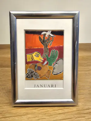 Corneille - 12 mooi ingelijste Corneille prentjes kopen? Bied vanaf 50!