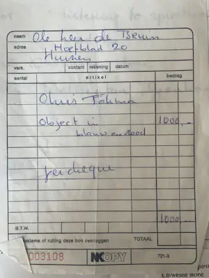 Chris Fokma - Object in blauw en rood kopen? Bied vanaf 25!