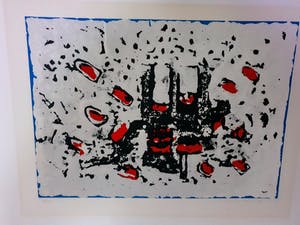 Frank Lodeizen - Litho - 1989 - gesigneerd - 200 ex. kopen? Bied vanaf 1!