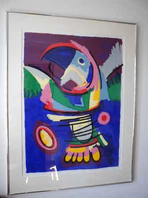 Frank Rosen - Zeefdruk. Titel, "Rocco". verkocht voor € 50!