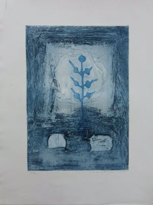 Jan Montyn - ABSTRACTIE / KLEURETS / 65x49cm / SIG / 1985 kopen? Bied vanaf 75!