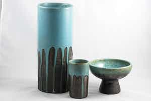 Pieter Groeneveldt - Drie aardewerken objecten verkocht voor € 50!