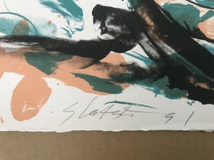 Ger Lataster - Lot van 2 litho’s, Z.T. kopen? Bied vanaf 60!
