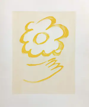 Horst Antes - Strip Teeth, complete uitgave met 7 pochoirs + gesigneerde aquarel kopen? Bied vanaf 1000!