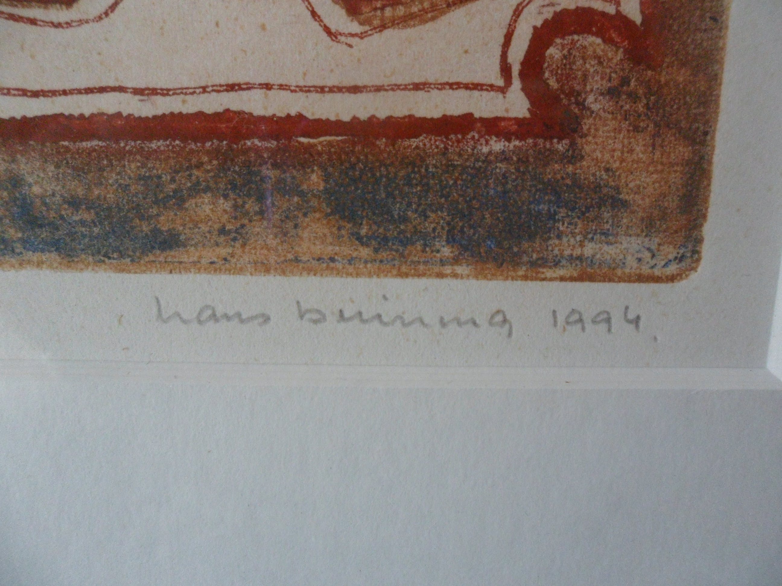 Hans Buining - Kleuren ets , titel, "Toscaanse droom ". kopen? Bied vanaf 20!