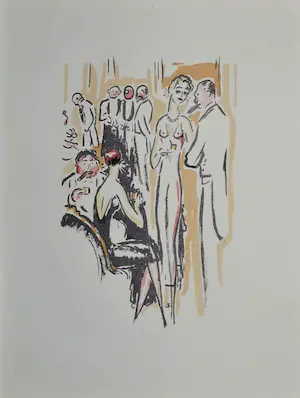 Kees van Dongen - Pochoir uit La Garconne 1925 kopen? Bied vanaf 175!