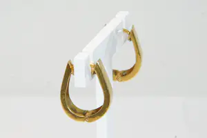 30 - 18 karaats paar geelgouden scharnierende oorclips kopen? Bied vanaf 280!