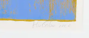 Helmuth van Galen - Zeefdruk, Zonder titel - Ingelijst kopen? Bied vanaf 1!