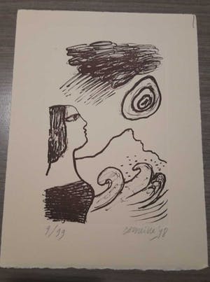 Corneille - litho, oplage 99 stuks, handgesigneerd en ingelijst kopen? Bied vanaf 80!