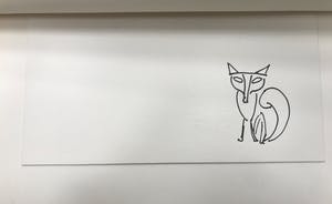Andre van der Vossen - Abstracte inkttekening/aquarel kopen? Bied vanaf 50!