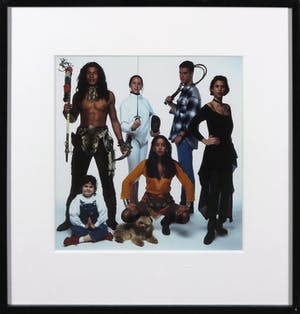 Paul Huf - Foto, Kleindochter met vrienden kopen? Bied vanaf 1!