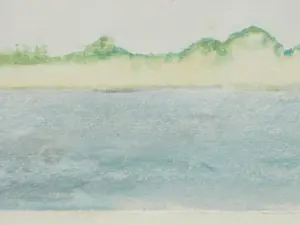 Pieter Starreveld - Waterlandschap bij Veere - Gemengde techniek kopen? Bied vanaf 125!