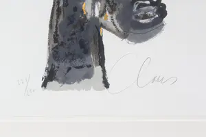 Hugo Claus - grote ingelijste kleurenlitho kopen? Bied vanaf 350!