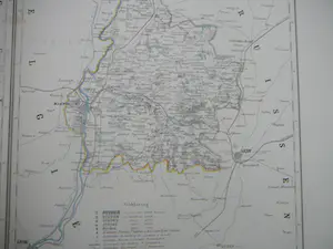 Jacob Kuyper - Kaart Hertogdom Limburg 1866 kopen? Bied vanaf 75!