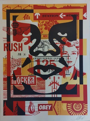 Shepard Fairey - Face Collage II kaufen? Bieten Sie von 45!