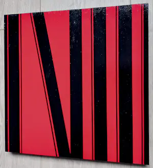 Johan van den Berg - Black and Red, acrylverf op paneel kaufen? Bieten Sie von 100!