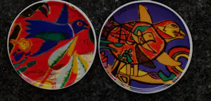 Corneille - Kleurrijke onderzetters kopen? Bied vanaf 35!