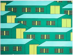 Ko Aarts - Zeefdruk, Zonder titel kopen? Bied vanaf 35!