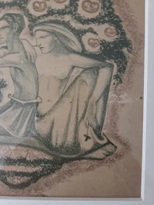 Richard Roland Holst - Voorblad Houtsnijdersnummer Wendingen. Figuren. kopen? Bied vanaf 79!