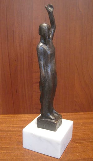 Brons (Onbekend) - Moeder met kind achter zich. kopen? Bied vanaf 40!