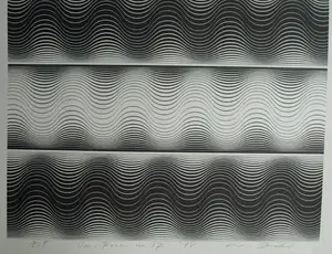 Niet of onleesbaar gesigneerd - Zeefdruk , Kinetisch , Op-Art – No 37 – gesigneerd - 1978 – 65 x 60 cm kopen? Bied vanaf 1!