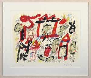 Kees Salentijn - Litho, Zonder titel - Ingelijst kopen? Bied vanaf 1!