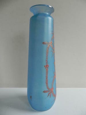 Niet of onleesbaar gesigneerd - Twee pracht vazen (Bohemen) kopen? Bied vanaf 1!