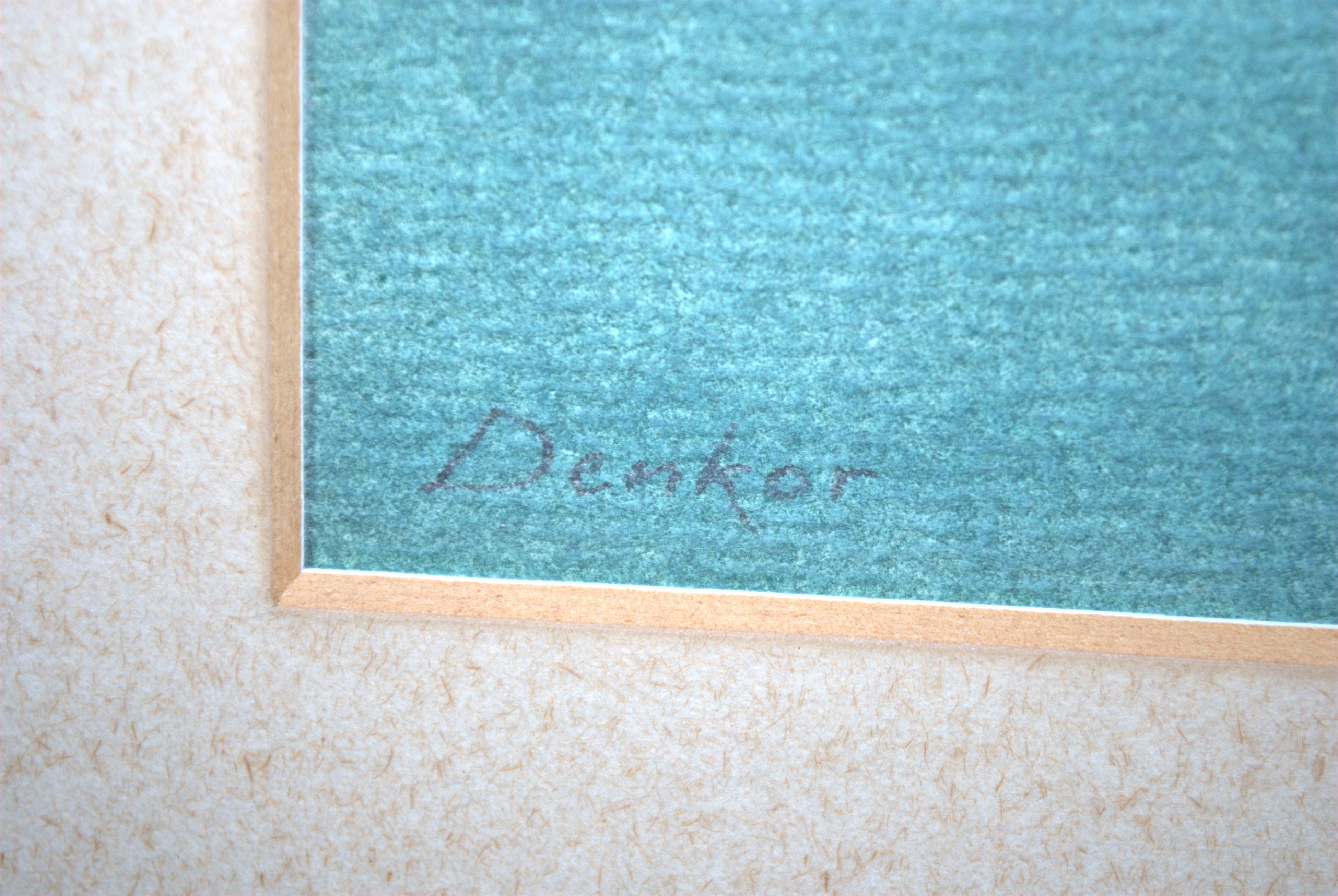 Denkor - nevelig landschap aquarel kopen? Bied vanaf 55!