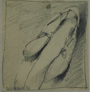 Fon Klement - 4 Tekeningen , schetsen uit de jaren ‘80 kopen? Bied vanaf 100!