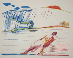 Pieter Defesche - Litho, Zonder titel kopen? Bied vanaf 1!