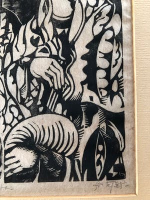 Niet of onleesbaar gesigneerd - "Perpetua en Felicitas" (Frans Masereel?) kopen? Bied vanaf 1!