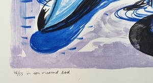 Jan de Bruin - In een vreemd bed | Litho kopen? Bied vanaf 35!