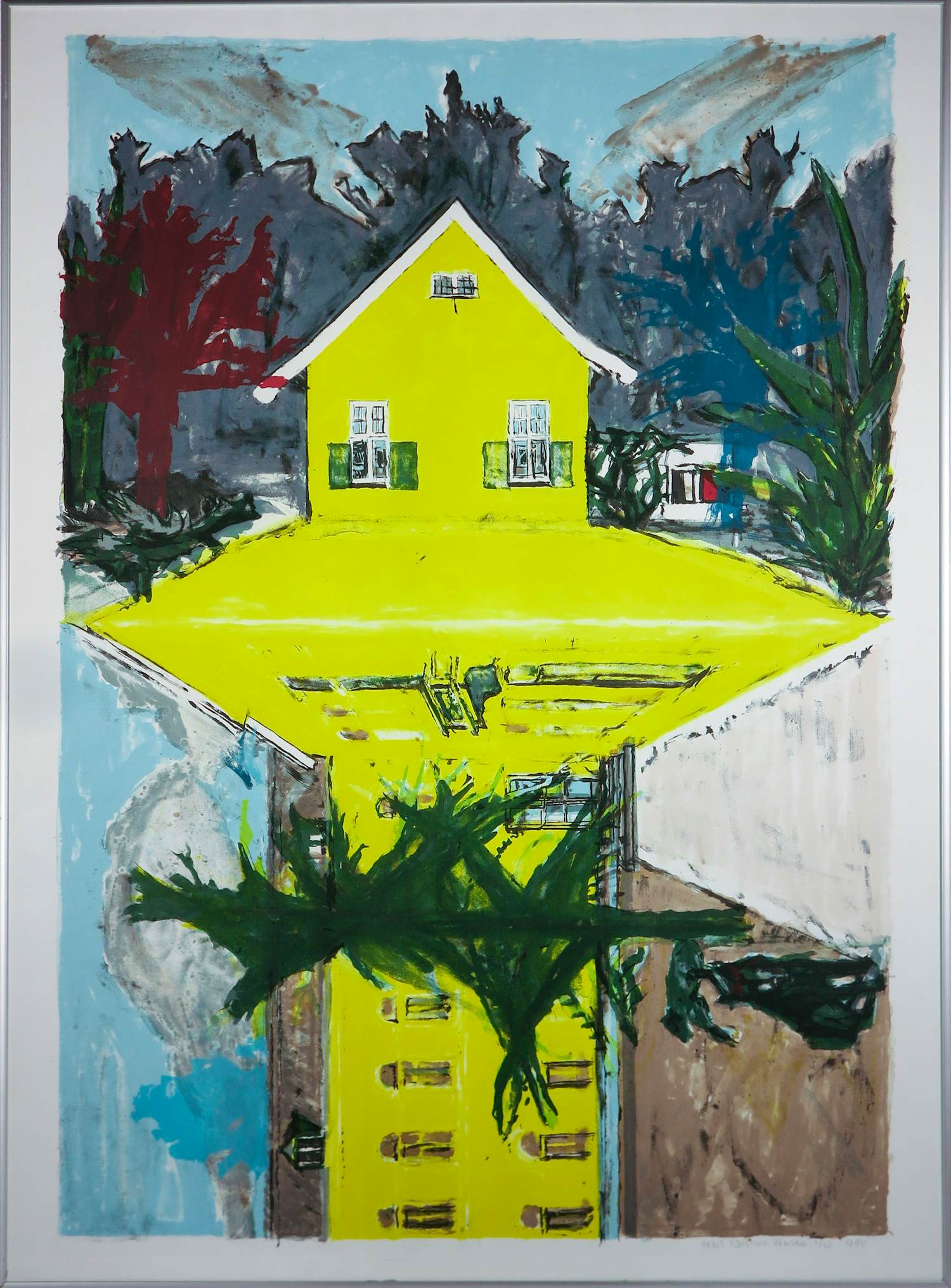 Hans Ebeling Koning - Litho op papier, Stilte - Ingelijst (Groot) kopen? Bied vanaf 60!