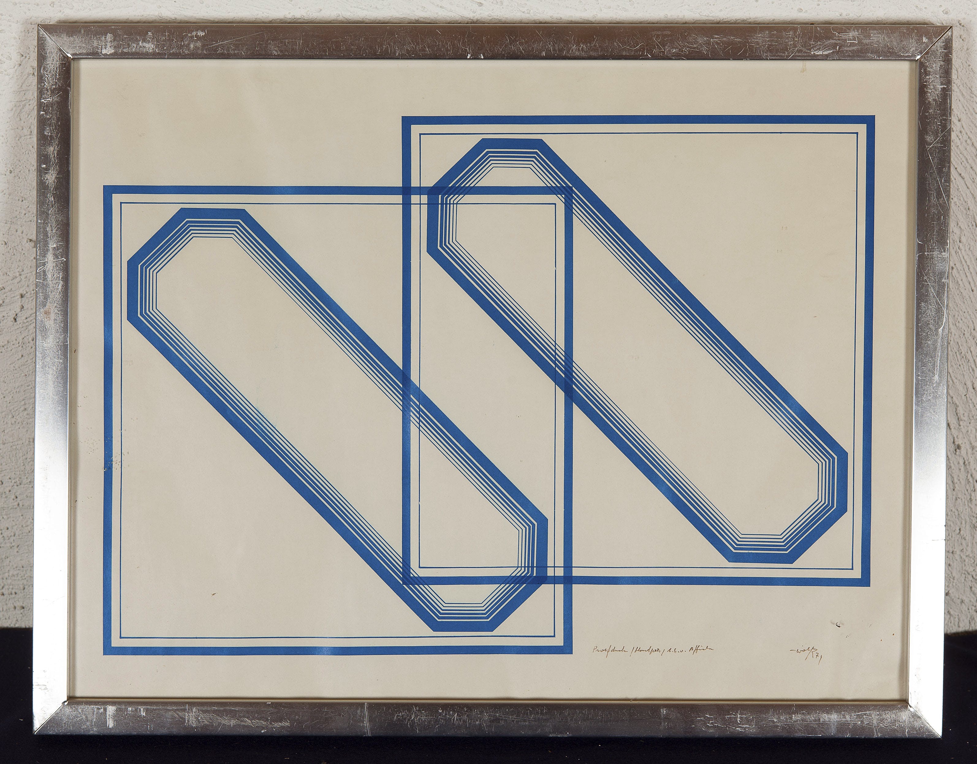 Henri de Wolf - Ontwerp affiche 6 - 1974 - Lithografie op papier kopen? Bied vanaf 5!