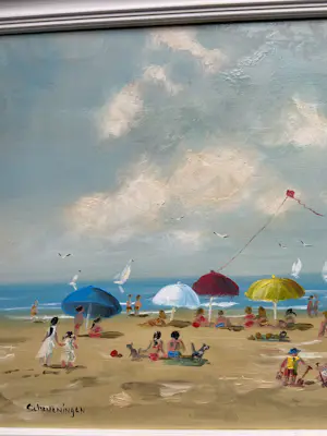 Henk Poeder - Strand bij scheveningen kopen? Bied vanaf 135!