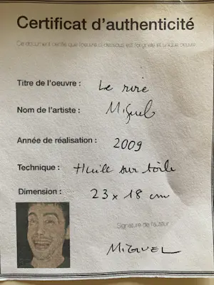 Anthony Miguel - Gezicht man kopen? Bied vanaf 50!